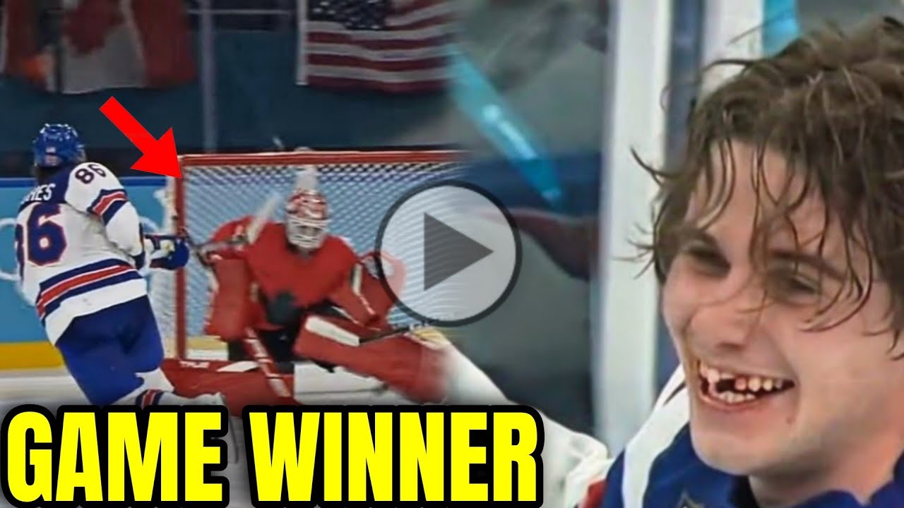 Jack Hughes goal vs Canada wins USA gold | Jack Hughes goal vs Canada at winter Olympics 2026