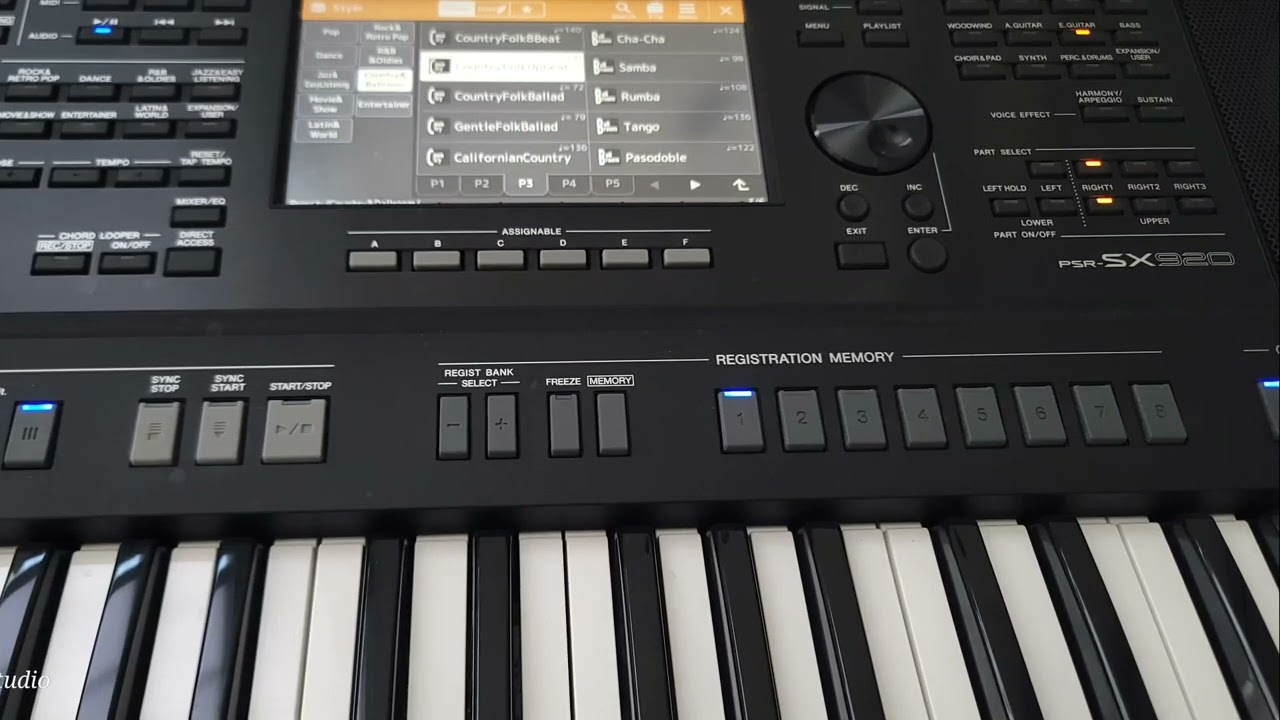 Славьте Бога!  PSR-sx 920 