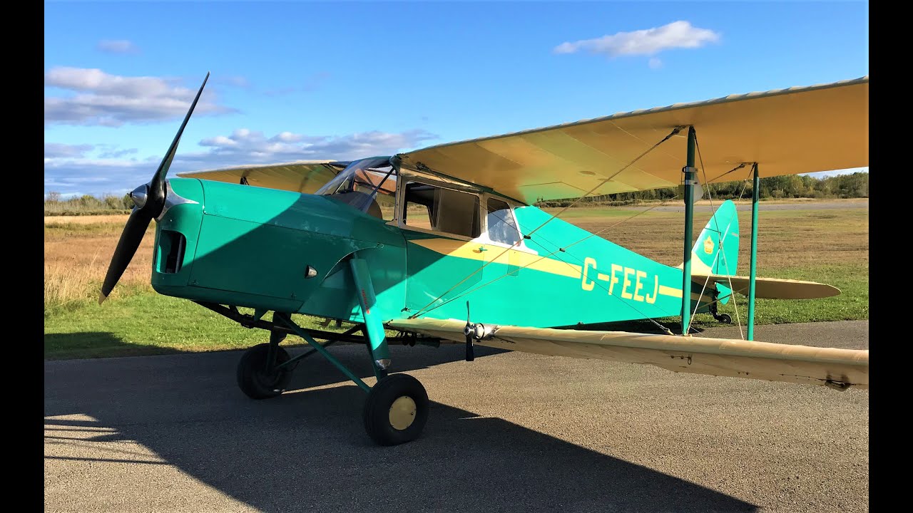 Полет на вертолете DH-87B Hornet Moth