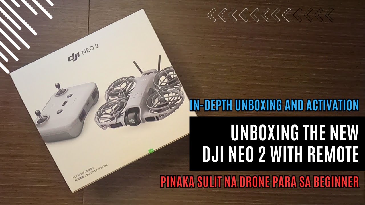 Unboxing and Activating DJI NEO 2 - RC-N3 Remote