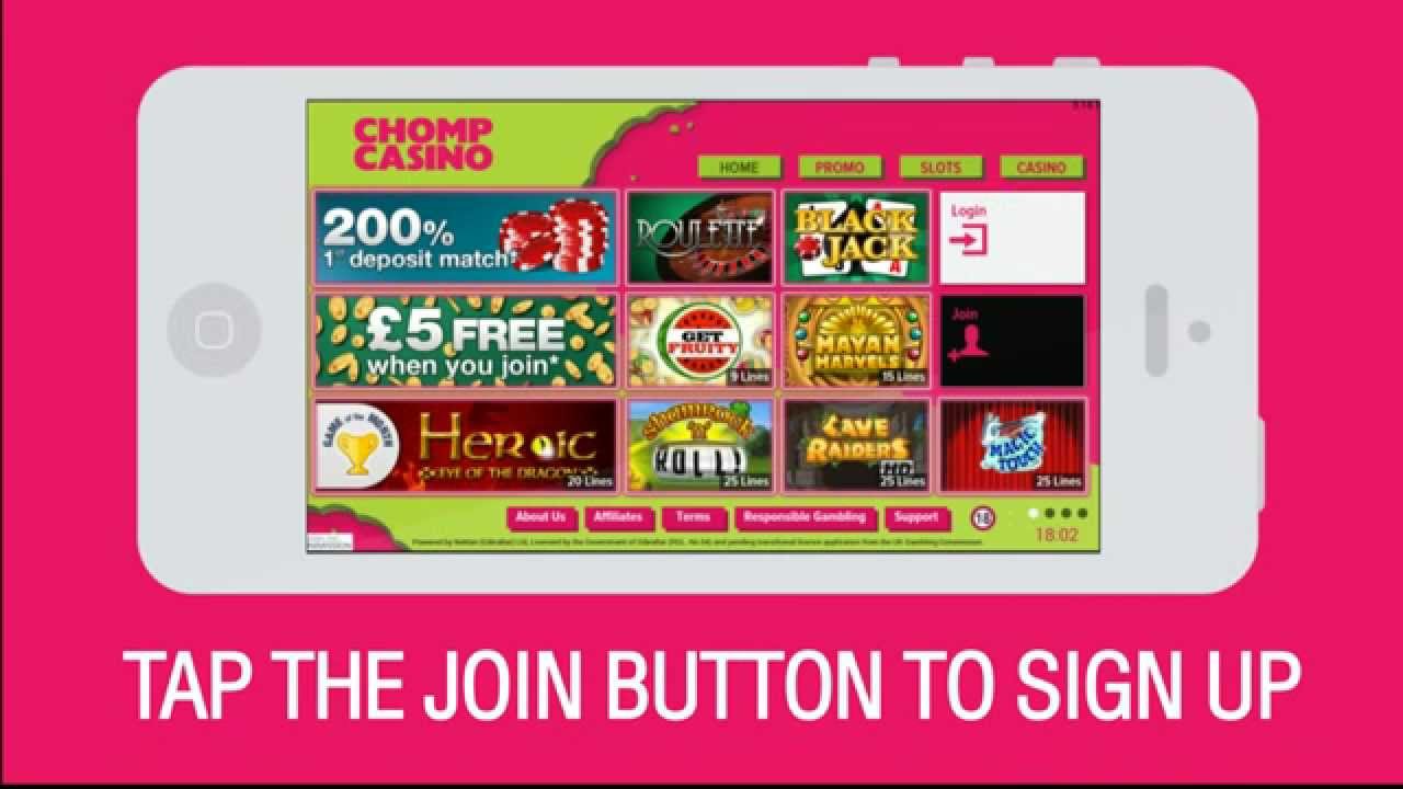 How to get your first deposit bonus at Chomp Casino