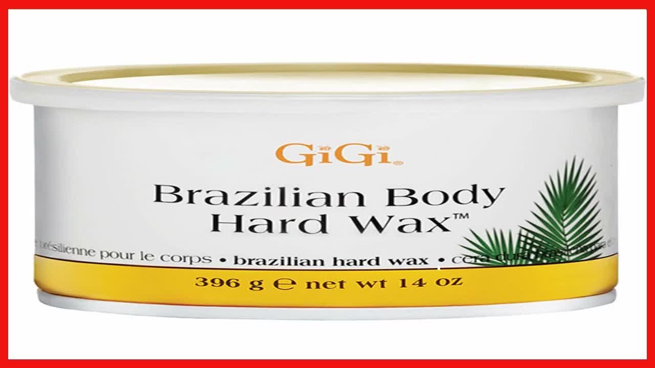 GiGi Brazilian Body Hard Wax, Smooth and Soft Bikini, Non-Strip, Suitable for Sensitive Skin, 14 oz