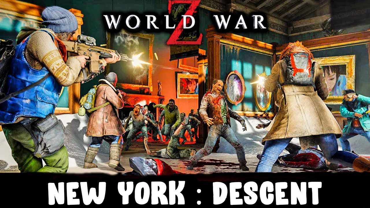 World War Z Walkthrough Gameplay Part 1 - NEW YORK DESCENT - No Commentary
