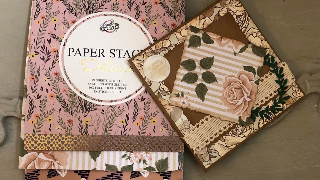 TUTO CARTE AVEC LE PAPER STACK DELUXE ACTION