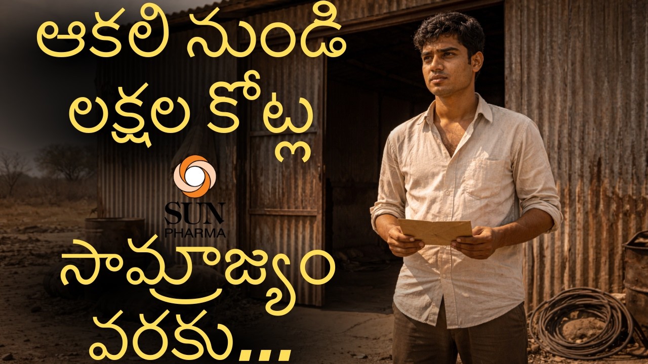 ఆకలి నుండి లక్షల కోట్ల సామ్రాజ్యం వరకు Sun Pharma దిలీప్ సంఘ్వి  ఇన్స్పైరింగ్ స్టోరీ ...