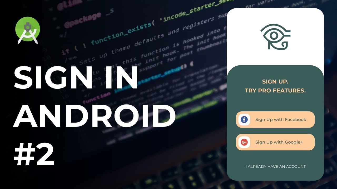 Luxury Sign In Screen — #2 — Android Studio Tutorial