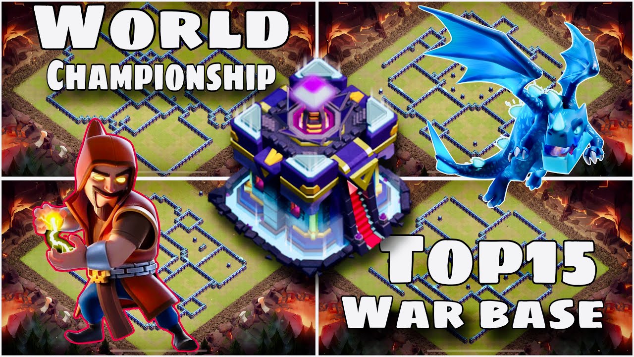 World championship base’s | th15 top war base | after new update new war base’s | th15 war base link