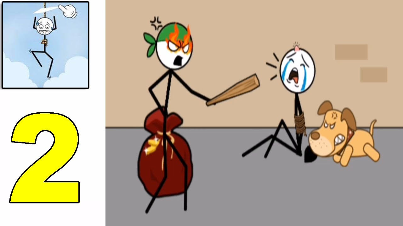 Thief Cut (WEEGOON) - Funny Stickman Puzzle Game - All Level 51 to 100 Gameplay Walkthrough Part 2