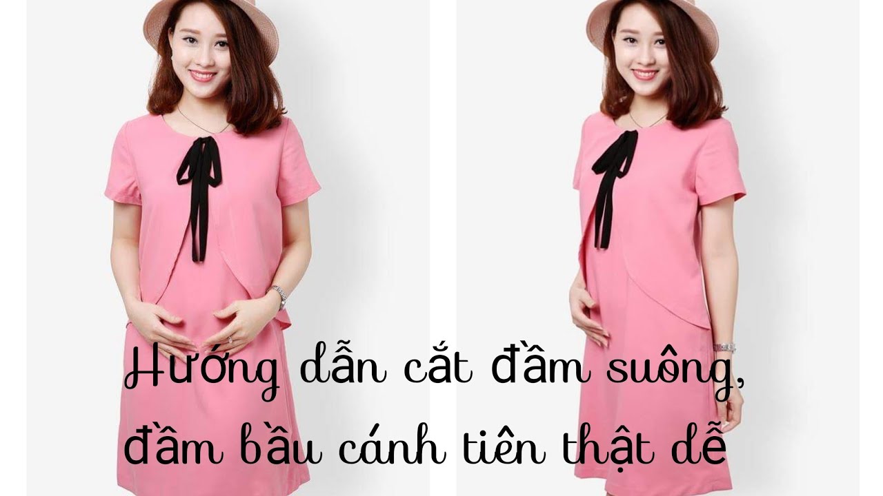 #14 - Thiết kế đầm bầu cánh tiên thật đơn giản| Dạy cắt may| Dress design| DIY sewing - 😍Mimi style