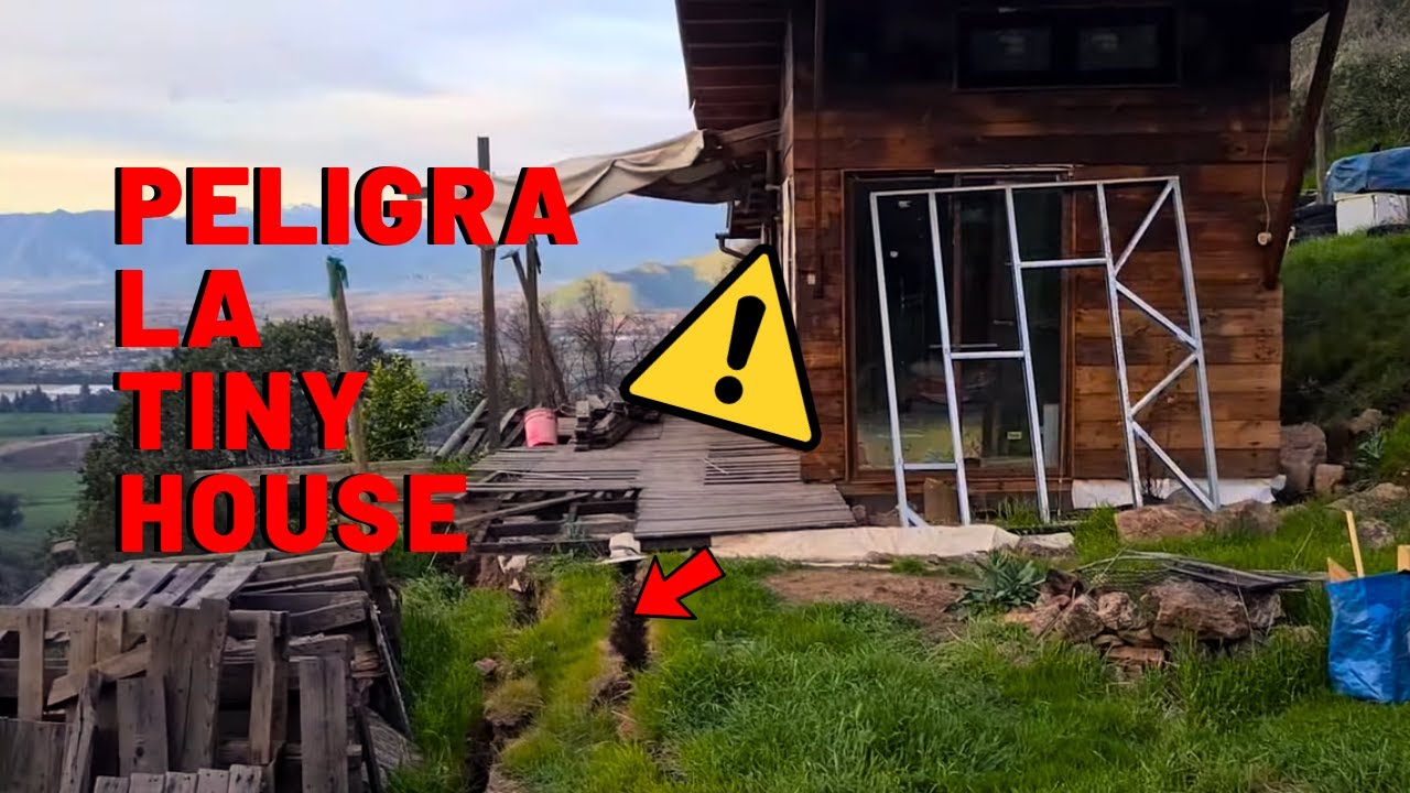 ALERTA EXTREMA! 🚨☔️ Tiny House en Peligro! ☔️🏡 IMPACTANTE - FUERTES Lluvias en Santiago - Chile! 😱🌧️