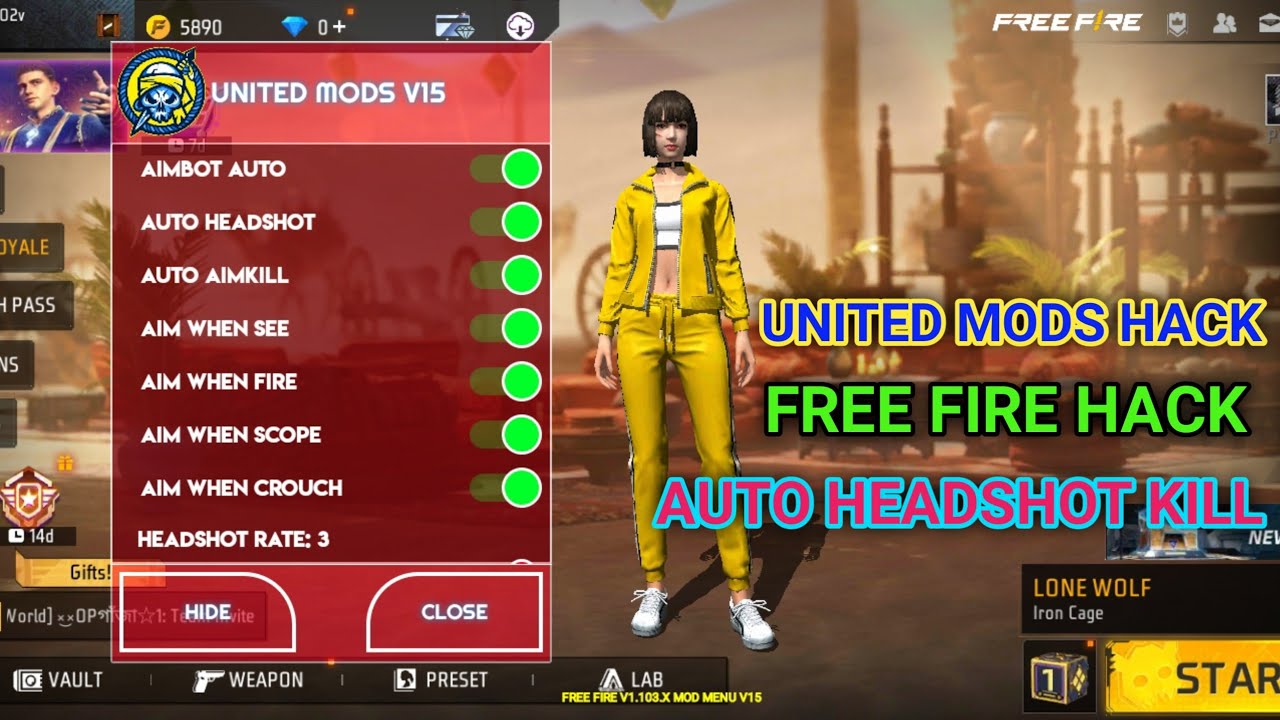 united mods free fire max | united mods free fire max hack download | united mods free fire