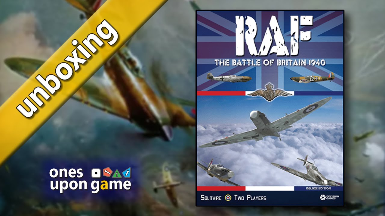 RAF : The Battle of Britain 1940 - Deluxe Edition || unboxing