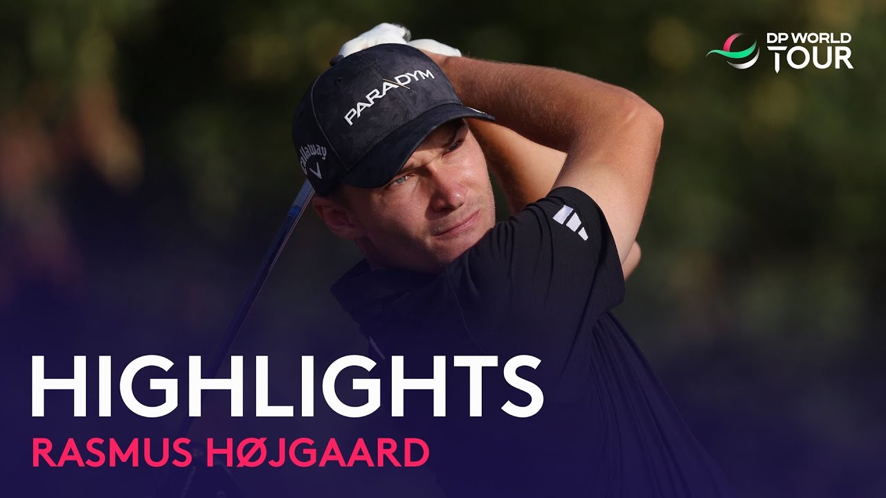 Rasmus Højgaard Round 2 Highlights | 2023 Ras Al Khaimah Championship