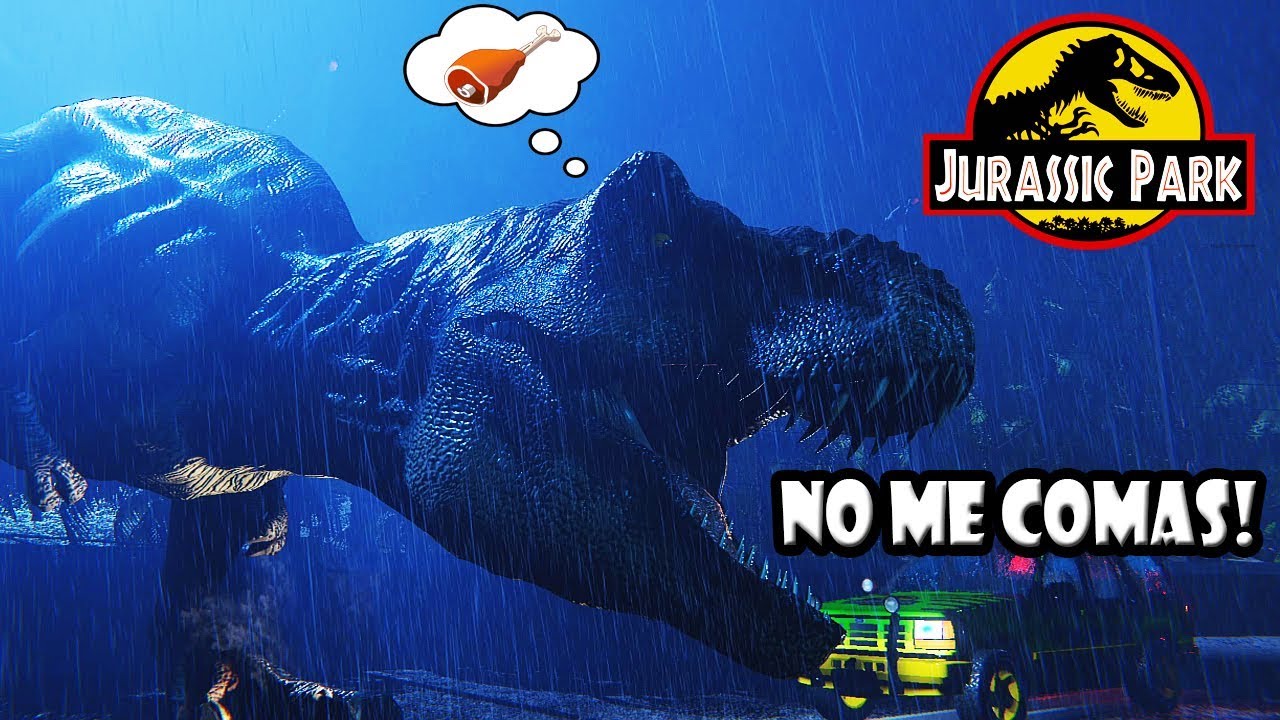¡T-REX INTENTA COMERME! | JUEGO DE JURASSIC PARK