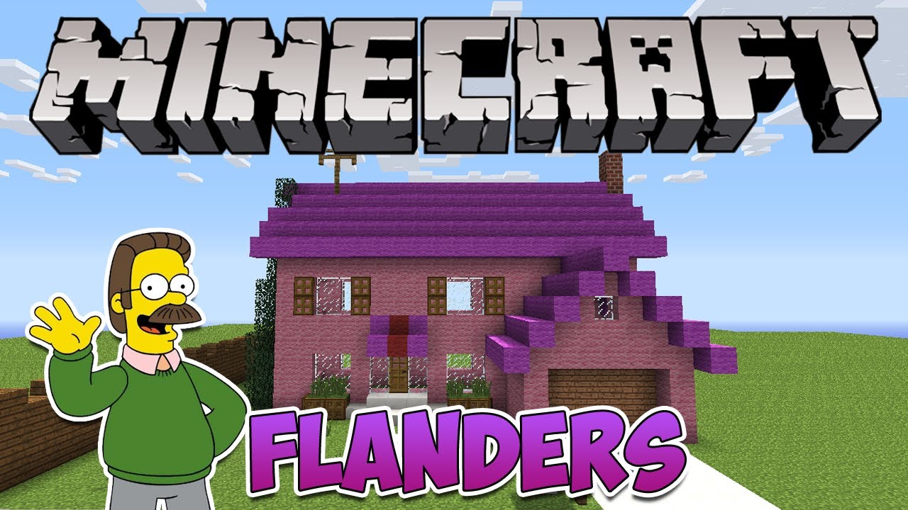 Minecraft: Como construir a casa dos Flanders (Simpsons)