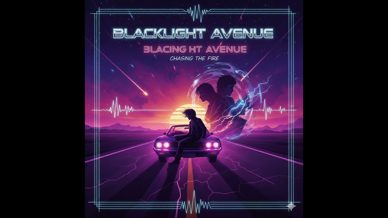 Blacklight Avenue - Chase the fire (1980s synth rock)