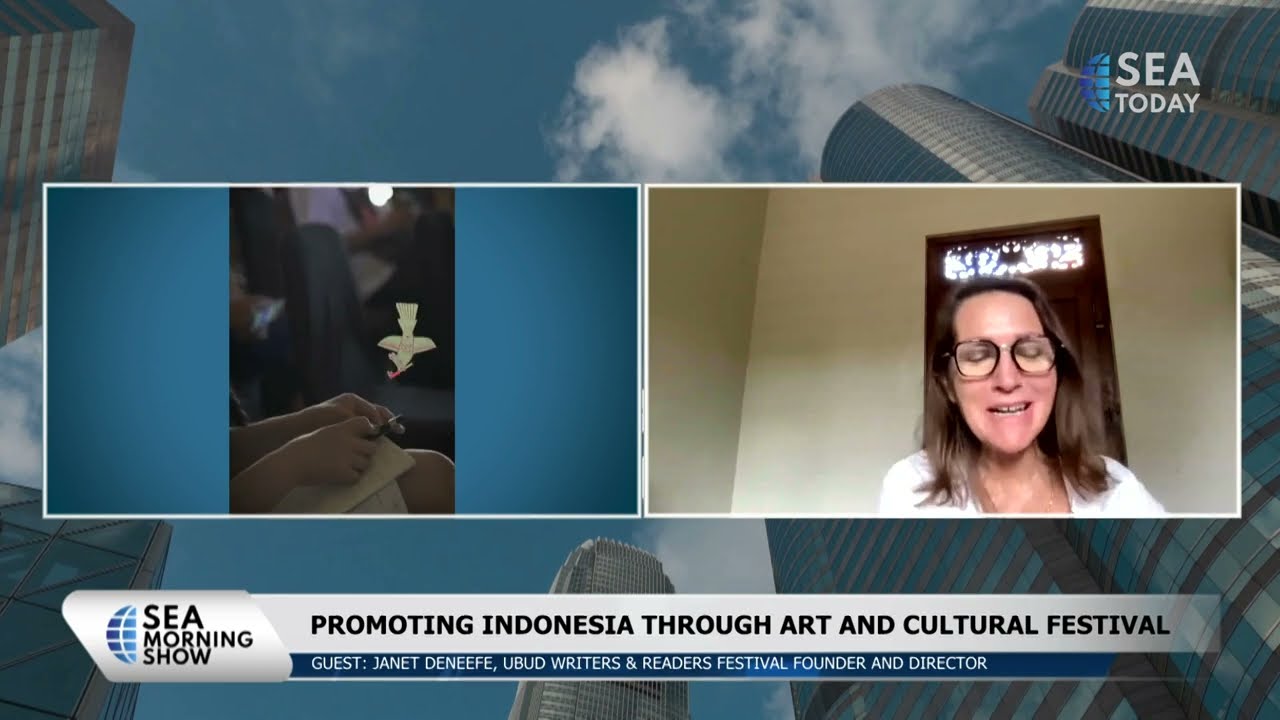 Talkshow Janet Deneefe (Founder and Director of The UWRF): Promoting Indonesia Through Art