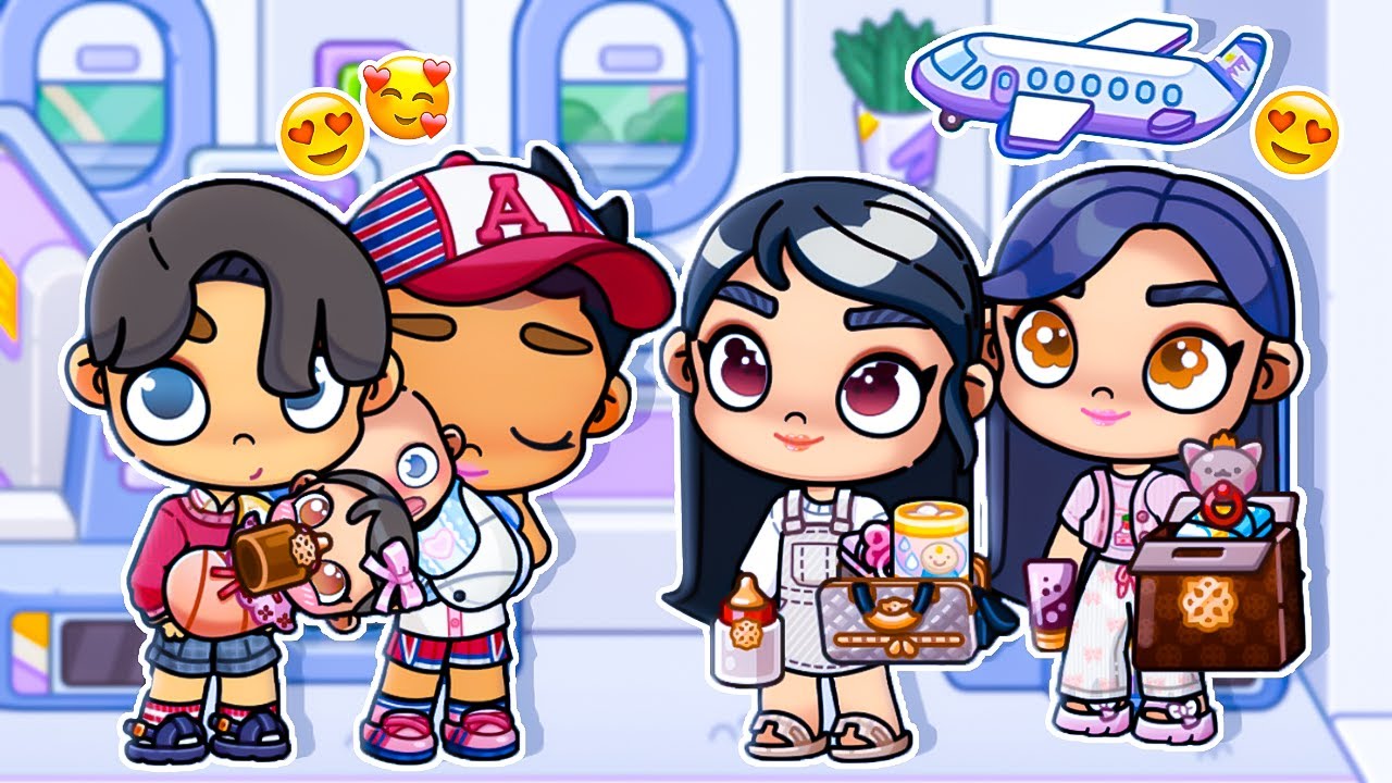 ROUTINE VOYAGE AVEC DES B&Eacute;B&Eacute;S SUR AVATAR WORLD ! MISS QUEEN 👑