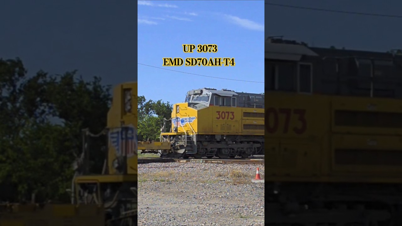 UP 3073 (EMD SD70AH-T4) #shorts