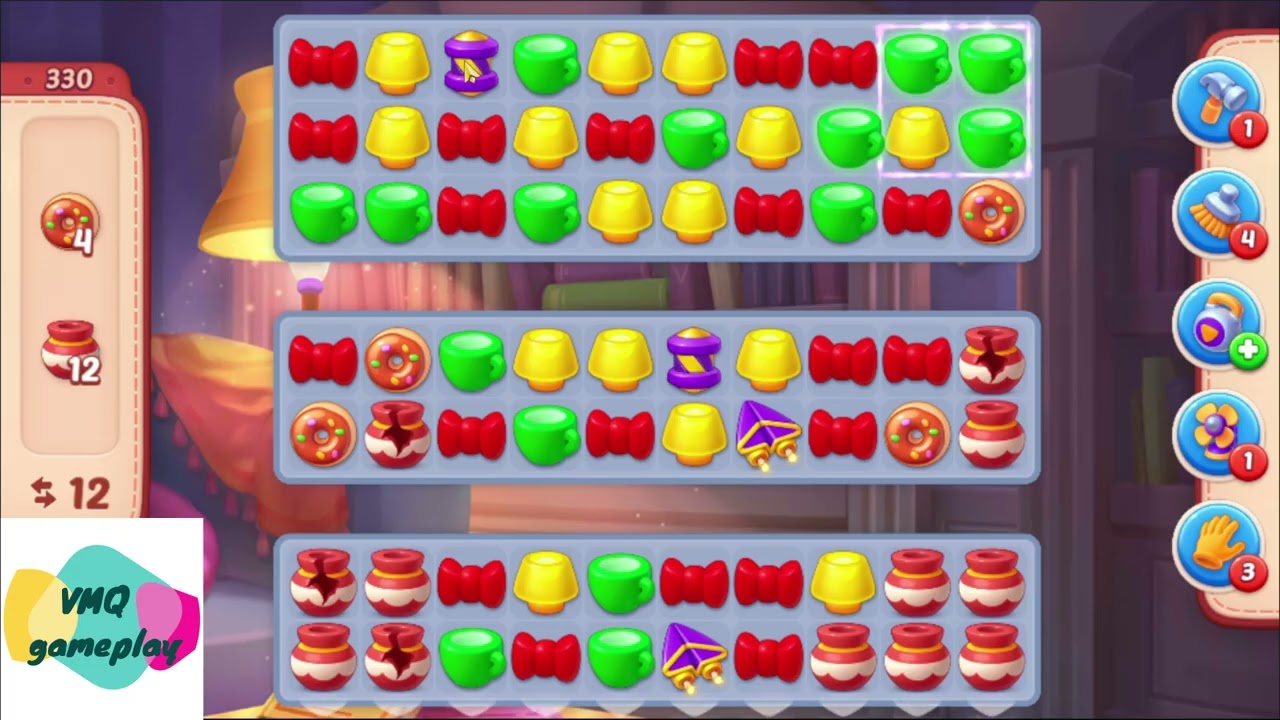 Homescapes level 330 gameplay