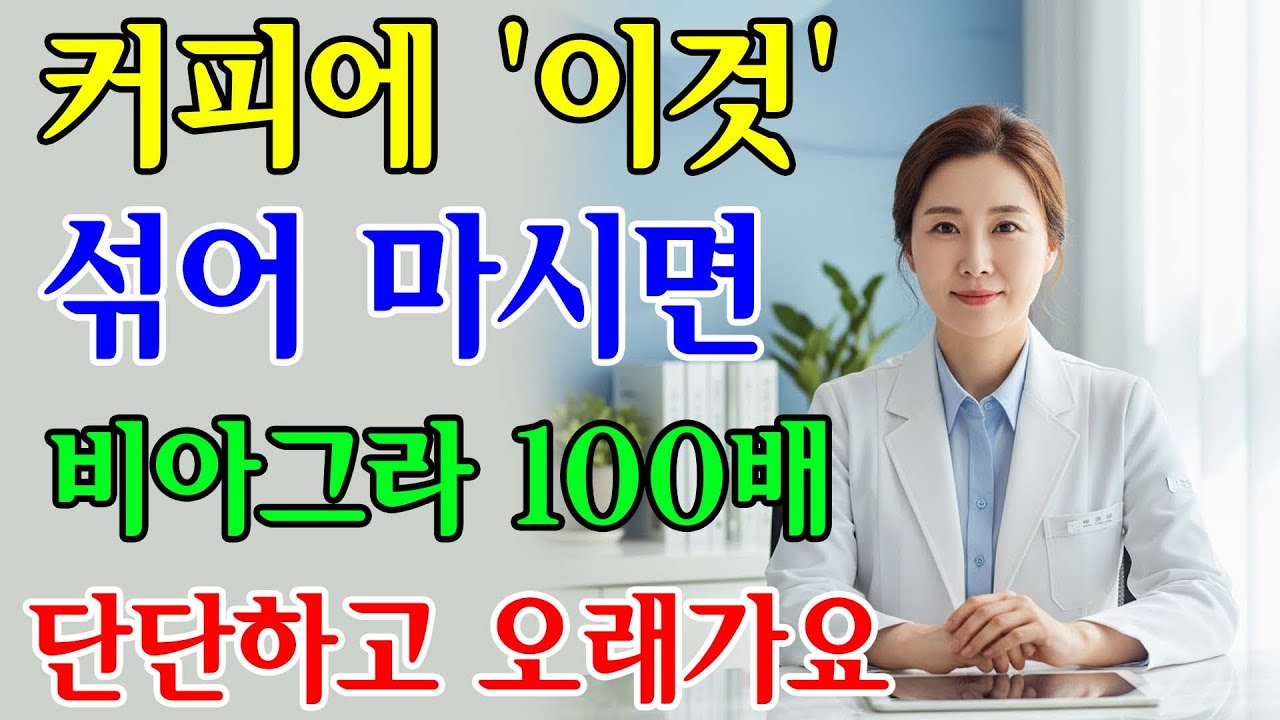 남성들! 커피에 '이것' 한 스푼 타면, 1시간 뒤 바로 섭니다! 남성건강 / 교훈 / 철학 / 노인의 지혜 / 노년의 삶