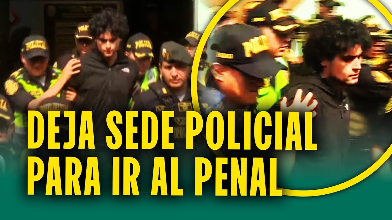 Así fue la salida de Adrián Villar de la sede policial: Le esperan nueve meses de prisión preventiva