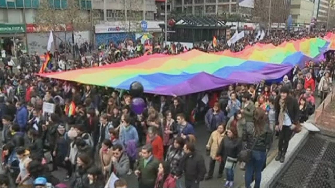 Marchers in Chile demand LGBT rights