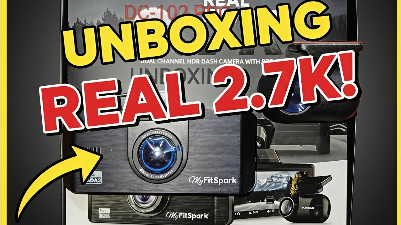 MY FITSPARK DASH CAM DC-102 PRO + UNBOXING 