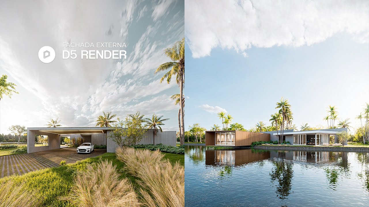 Como Criar Renders Externos de Impacto no D5 Render (Passo a Passo Completo)