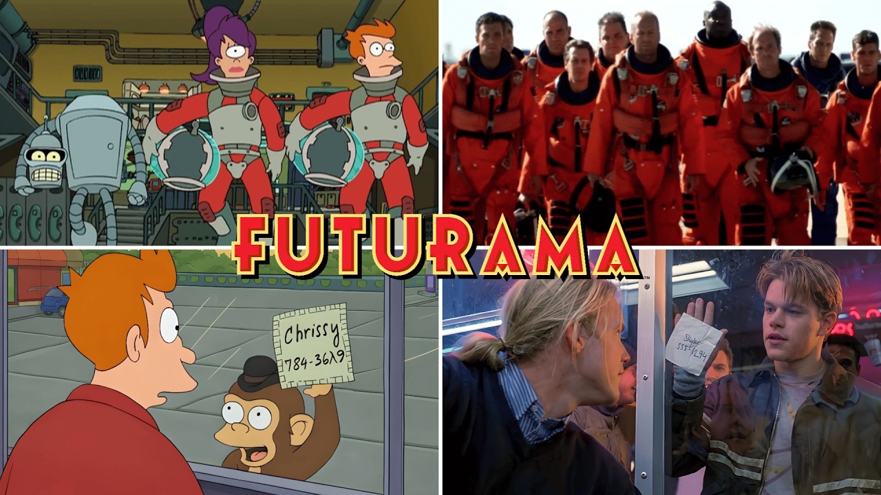 🚀 35 Referencias en FUTURAMA al CINE y la TV