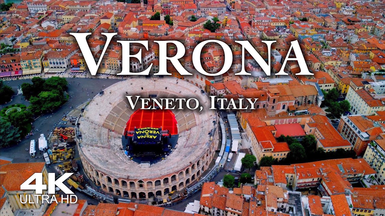 VERONA 🇮🇹 4K Drone Aerial | Regione di Veneto Italy Italia