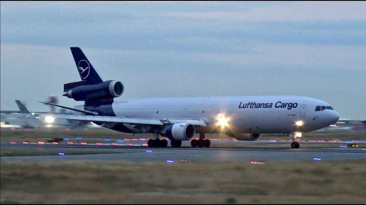 [4K] Big Cargo Planes Take-off and Landing at Frankfurt Airport | B747, B777, MD11