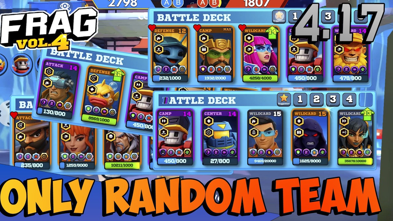 FRAG Pro Shooter - Only Random Team🔥4.17 Gameplay🔥(iOS,Android)