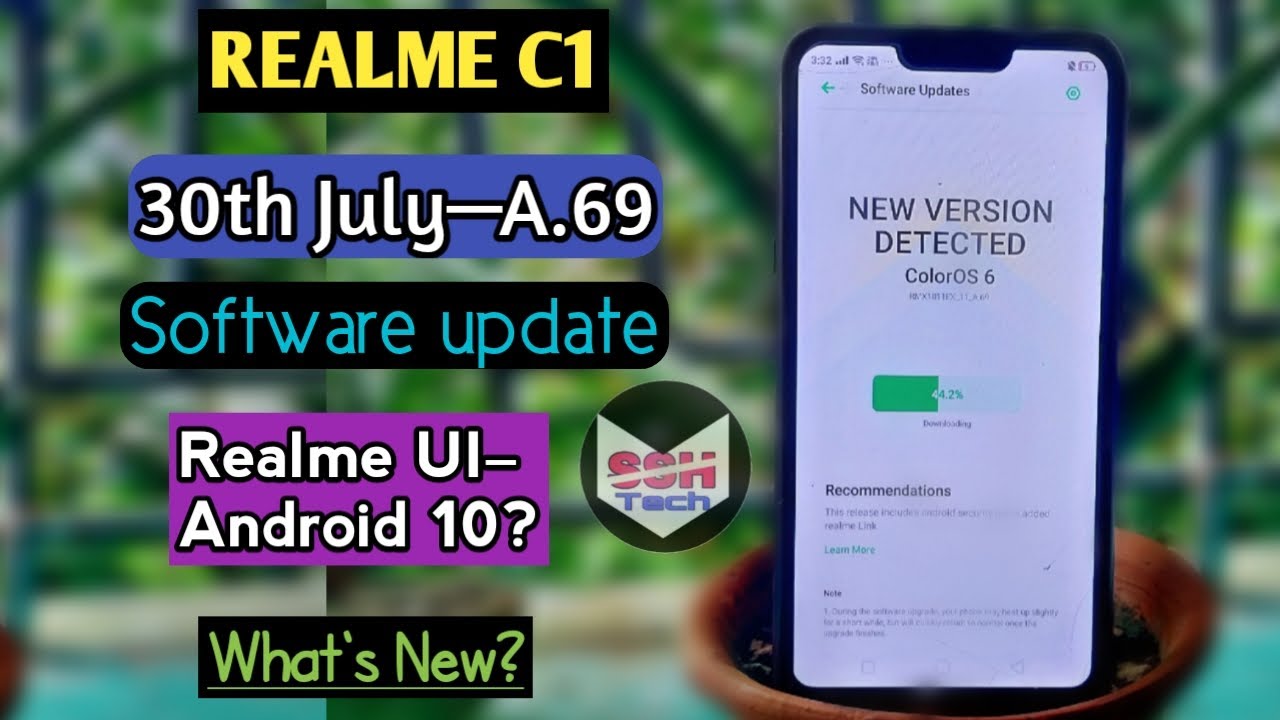 REALME C1 A.69- July updates||what's New?||SSH Tech (Hindi)