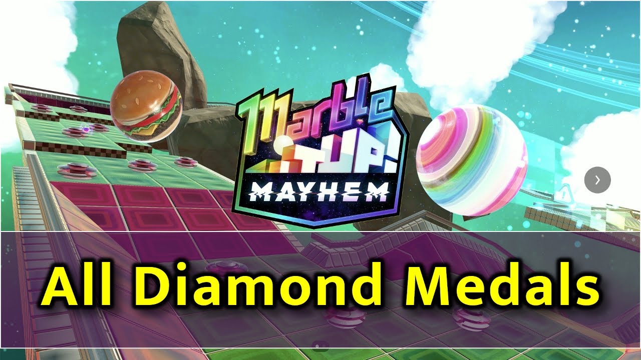 Marble It Up: Mayhem! - Full Playthrough (All Diamond Medals)