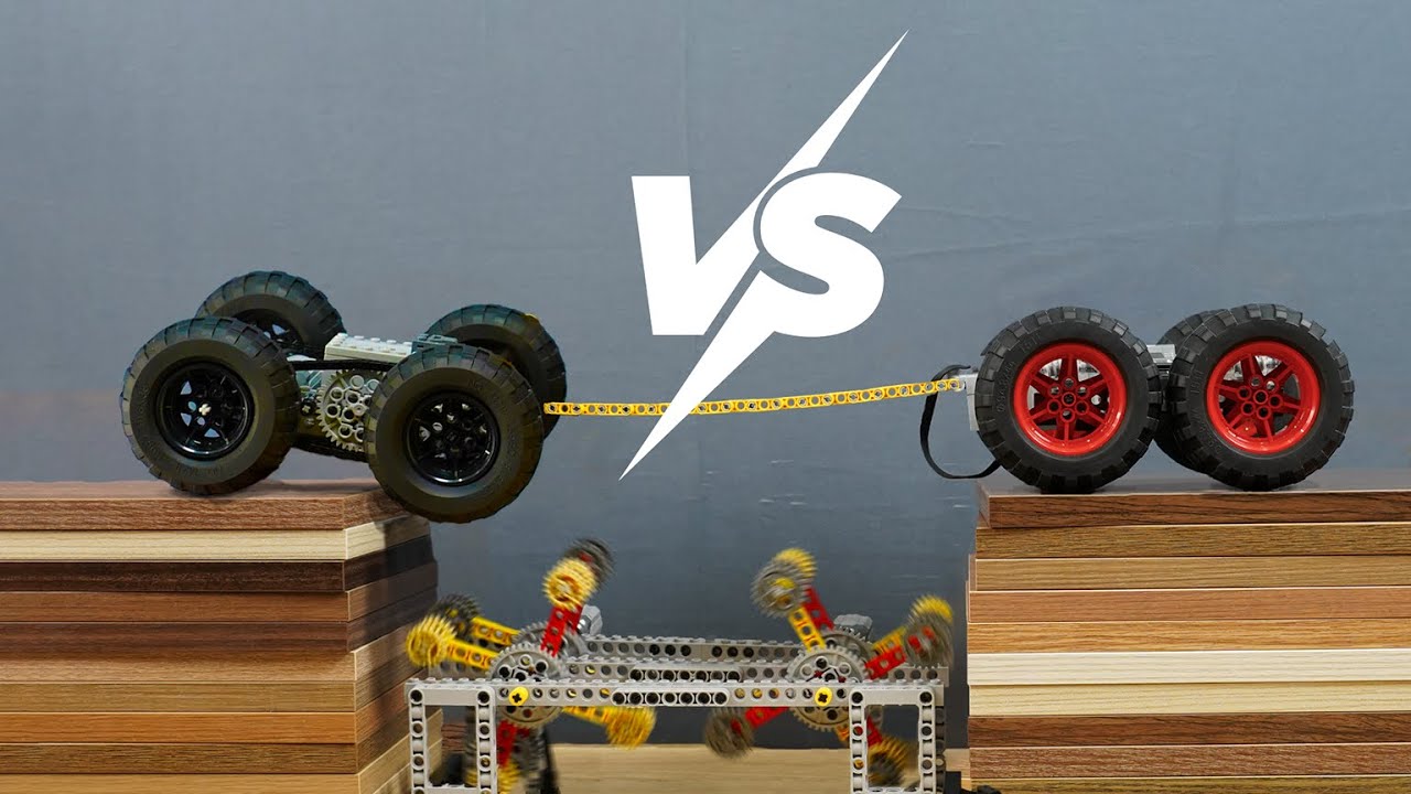 LEGO Cars Tug of War: Who is the Winner? | Boom Bricks