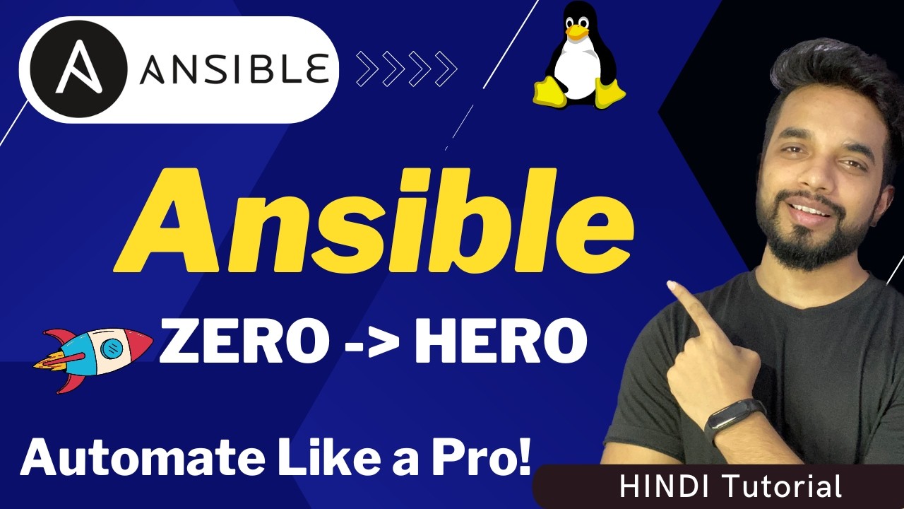 ANSIBLE Course For Beginners 🔥 in One Video 2025  [HINDI] | MPrashant