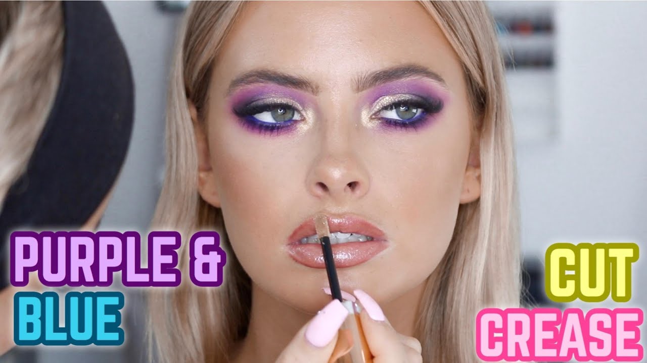 COLOURFUL BLUE AND PURPLE CLIENT TUTORIAL 💙💜 JASMIINE HAND