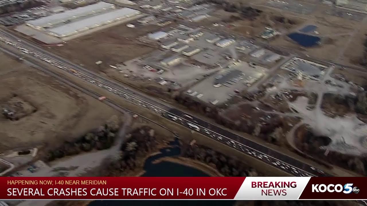 TRAFFIC ALERT: Crashes cause slowdown on I-40 in OKC