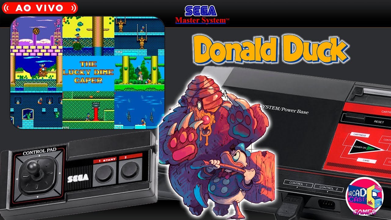 Jogando The Lucky Dime Caper | Master System Clássico! #aovivo #segamastersystem #mastersystem