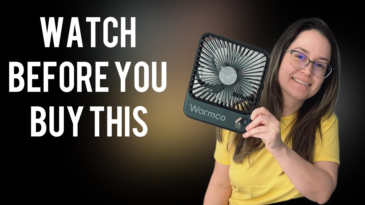 This 10000mAh Rechargeable Fan Surprised Me | Slim & Long-Lasting