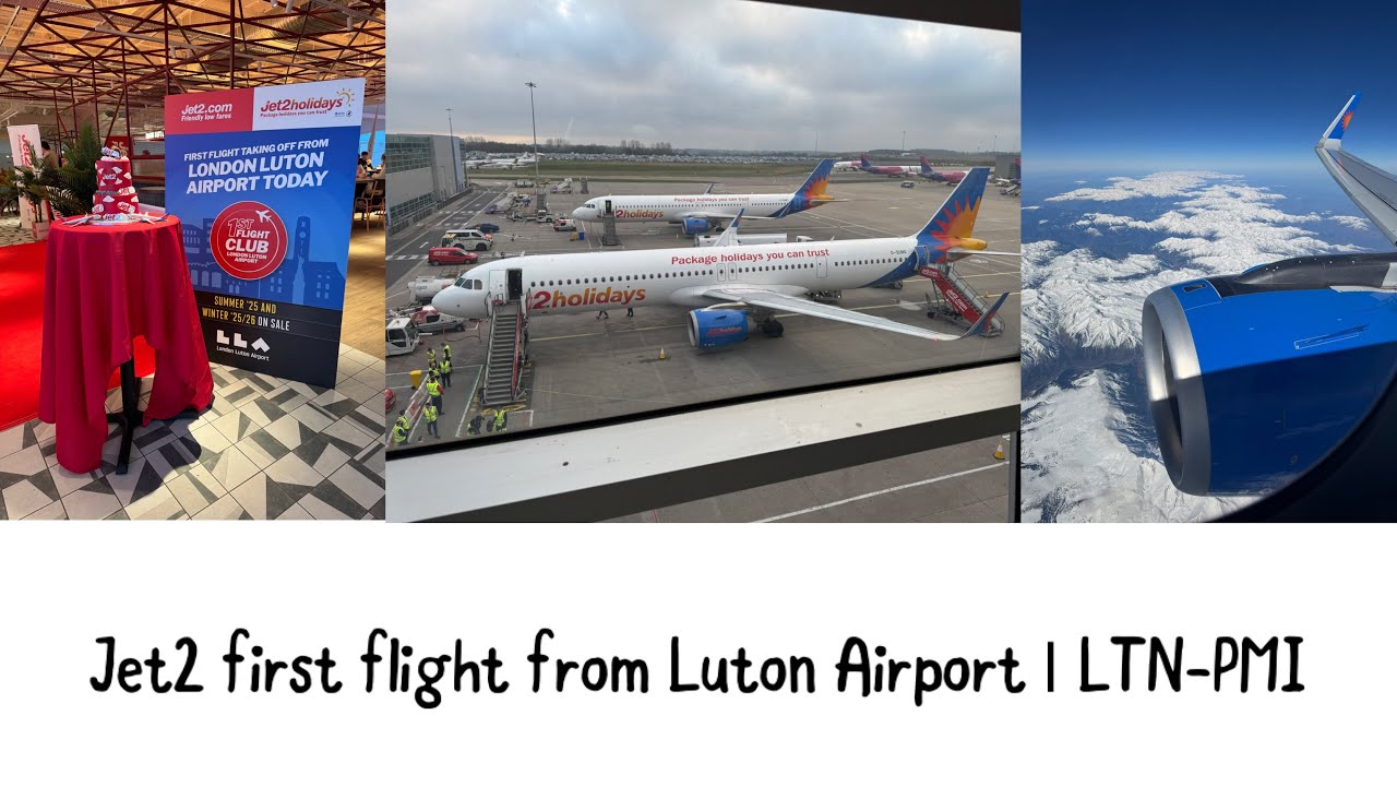 Jet2 Inaugural flight from Luton Airport | TRIP REPORT | Airbus A321 Neo | Luton to Palma