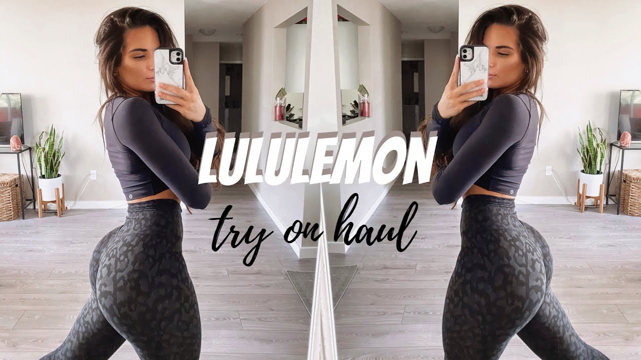LULULEMON TRY ON HAUL || Обзор спортивной одежды|| лучшие белые леггинсы...