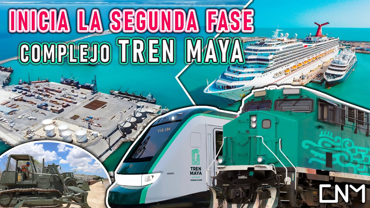 Comienza la conexión de carga entre el Tren Maya, Puerto Progreso y Corredor Interoceánico del Istmo