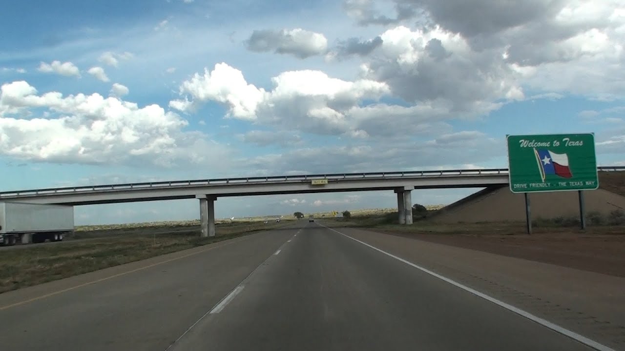 WELCOME TO TEXAS I-40 NEW MEXICO STATE LINE