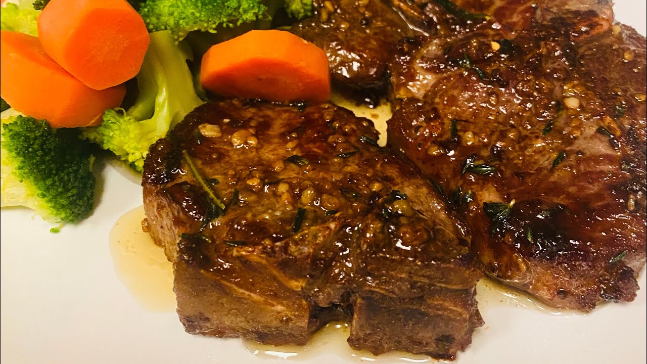 How to make butter garlic lamb loin chops//Cook time with Chero//Easy quick recipe//