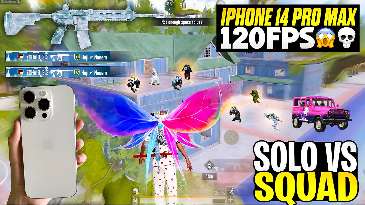 PUBG MOBILE ❣️ BEST AGGRESSIVE GAMEPLAY ON IPHONE 14 Pro Max