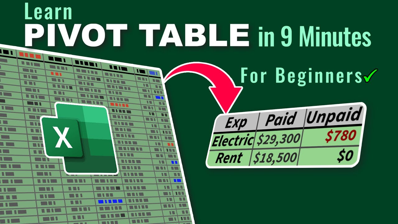 PIVOT TABLE: Excel’s Top Data Tool! Excel in Excel!