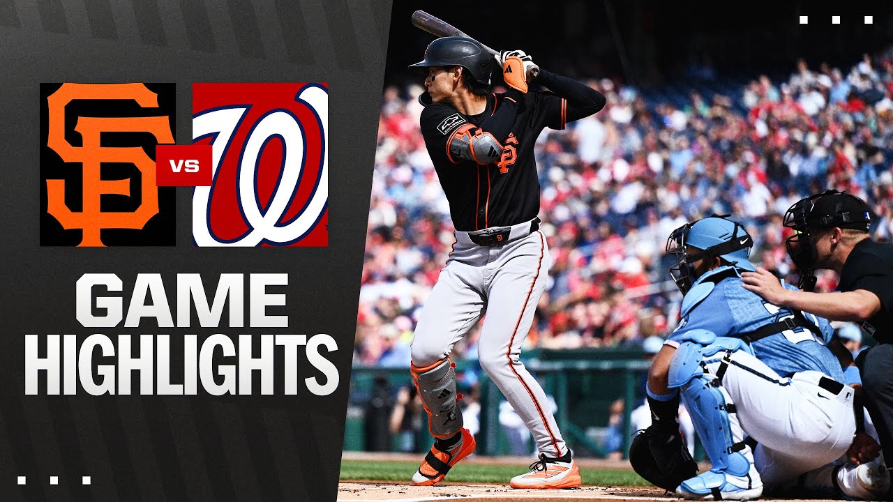Giants vs. Nationals Game Highlights (5/24/25) | MLB Highlights
