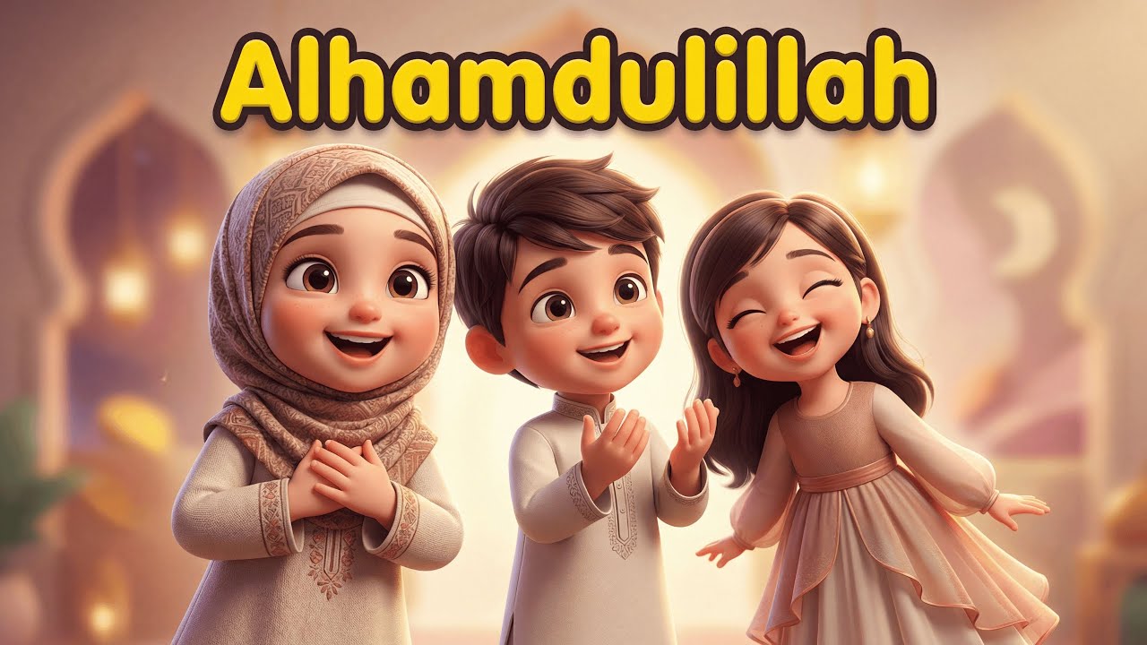 Alhamdulillah Song for Kids | Islamic Nursery Rhyme for Muslim Children